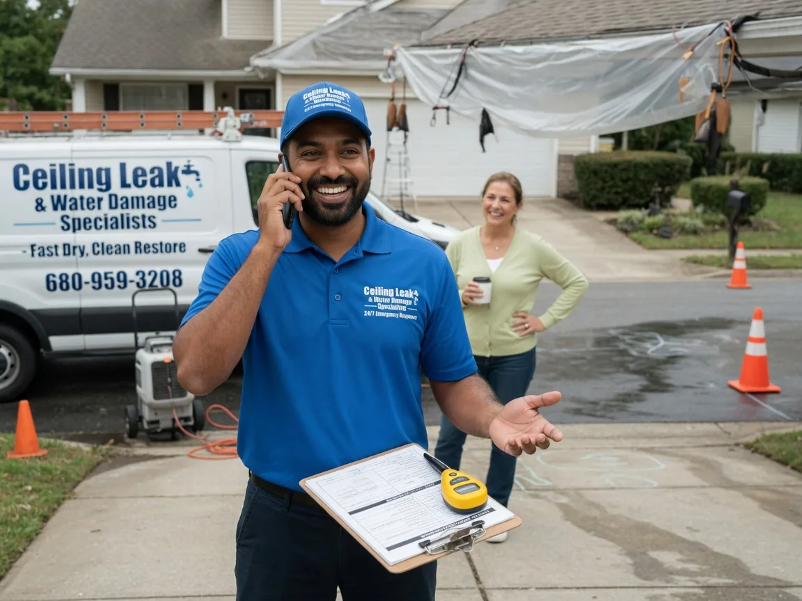Ceiling Leak Cleanup Plattsmouth, NE FAQs